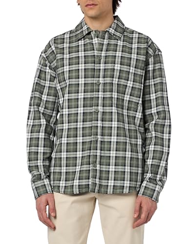 JACK & JONES Herren Jcocollective Zac Check Overshirt Ls Langarmhemd, Agave Green, L von JACK & JONES