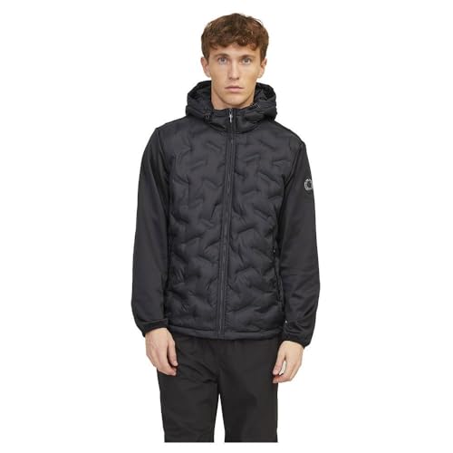 JACK & JONES Herren JCOHEAT HYBRID Jacket SN Jacke 12254548,Schwarz,XS JACK & JONES Herren JCOHEAT HYBRID Jacket SN Jacke 12254548,Schwarz,XS von JACK & JONES