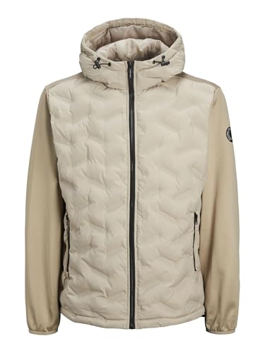 JACK & JONES Herren JCOHEAT HYBRID Jacket SN Jacke 12254548,Crockery,XS JACK & JONES Herren JCOHEAT HYBRID Jacket SN Jacke 12254548,Crockery,XS von JACK & JONES