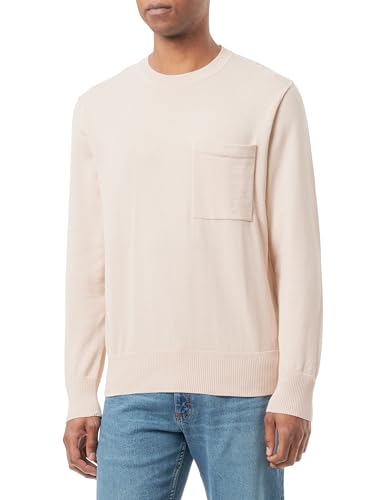 JACK & JONES Herren JCONEAL Knit Crew Neck Strickpullover, Moonbeam,S von JACK & JONES
