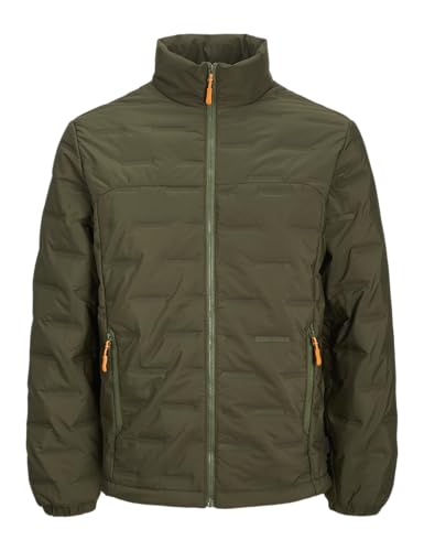 JACK&JONES Herren JCOSONIC Stand Collar Jacket SN Steppjacke, Forest Night, XS von JACK & JONES