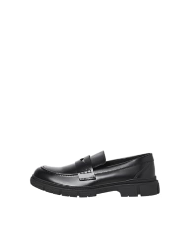 JACK&JONES Herren JFWBAKER Loafer Slipper, Anthracite, 44 EU von JACK & JONES