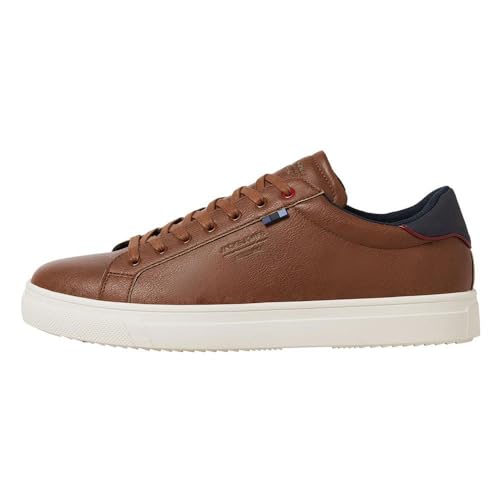 JACK&JONES Herren JFWBALE NOOS PU Sneaker, Cognac, 40 EU von JACK & JONES