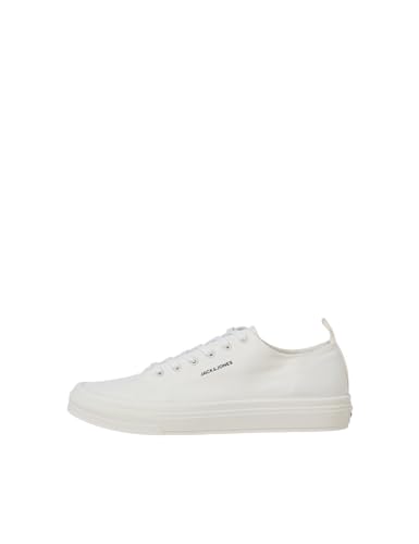 JACK & JONES Herren JFWBAYSWATER Canvas NOOS Sneaker, Bright White, 40 EU Weit von JACK & JONES