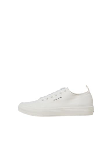 JACK & JONES Herren JFWBAYSWATER Canvas NOOS Sneaker, Bright White, 45 EU Weit von JACK & JONES