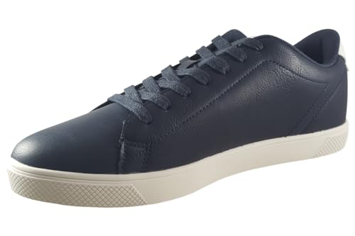 JACK&JONES Herren JFWBOSS PU NOOS Sneaker, Navy Blazer/Detail:White, 46 EU von JACK & JONES