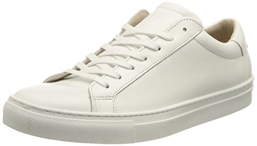 Jack & Jones Herren JFWCOREY NOOS Sneaker, White/Detail:White Leather Heel, 41 EU von JACK & JONES