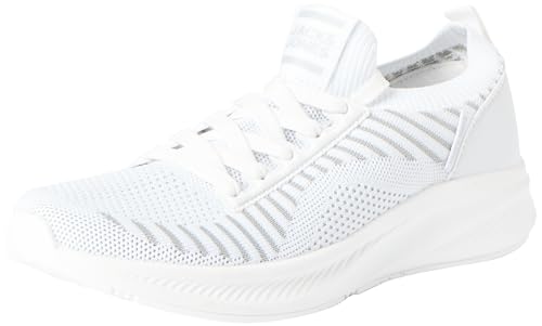 JACK & JONES Herren JFWCROXLEY Knit NOOS Sneaker, Weiß, 40 EU von JACK & JONES