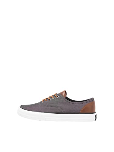 JACK & JONES Herren JFWCURTIS Casual Canvas NOOS Sneaker, Chambray Grey, 41 EU von JACK & JONES