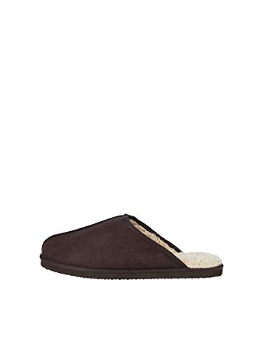 JACK&JONES Herren JFWDUDELY Microfiber Java/BEIGE Slipper, 41 EU von JACK & JONES