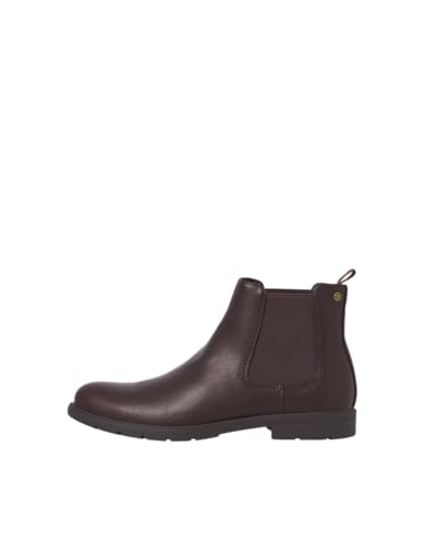 JACK & JONES Herren JFWFENCHURCH PU Chelsea Boot Chelseaboots, Brown Stone, 43 EU von JACK & JONES