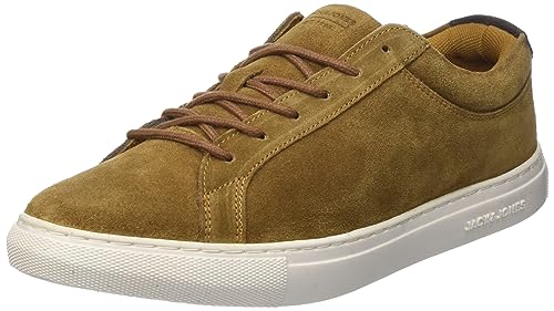 JACK&JONES Herren JFWGALAXY Suede Sneaker, Sugar Almond, 45 EU von JACK & JONES