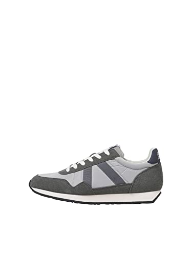 JACK & JONES Herren JFWHAWKER MESH Combo Sneaker, Frost Gray/Detail:Vapor Blue, 40 EU von JACK & JONES