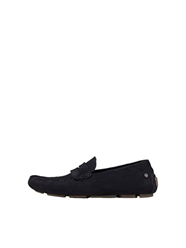 JACK & JONES Herren JFWJENSEN Suede Loafer, Navy Blazer, 46 EU von JACK & JONES