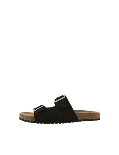 JACK&JONES Herren JFWLOUIS Suede Sandalen, Anthracite, 45 EU von JACK & JONES