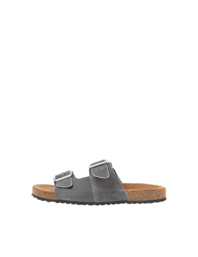 JACK & JONES Herren JFWLOUIS Suede Sandalen 12231428 ,Castlerock ,40 EU von JACK & JONES