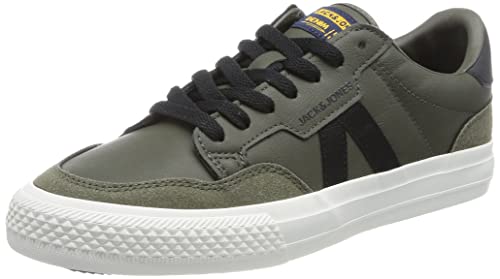 Jack & Jones Herren JFWMORDEN PU Combo 2.5 Sneaker, Olive Night, 40 EU von JACK & JONES