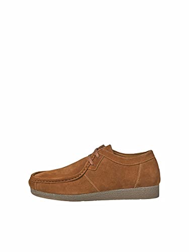 JACK & JONES Herren JFWOZ Suede Sneaker, Cognac, 41 EU von JACK & JONES