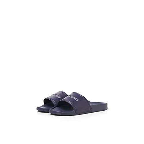 JACK & JONES Herren JFWPERRY Pool Slider Sandalen, Navy Blazer, 40 EU von JACK & JONES