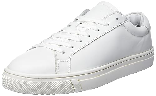 JACK&JONES Herren JFWRADCLIFFE Leather NOOS Sneaker, White, 43 EU von JACK & JONES