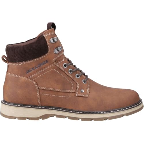 JACK & JONES Herren Jfwstratford Pu Boot Stiefel , Cognac ,45 EU von JACK & JONES