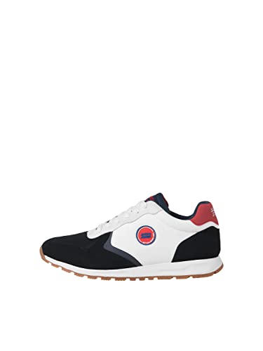 JACK & JONES Herren JFWTANE PU SN Sneaker, Anthracite/Detail:White, 41 EU von JACK & JONES