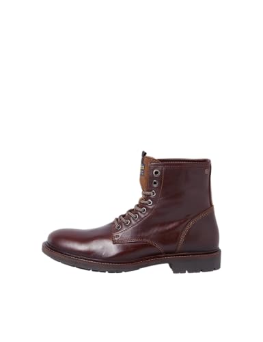 JACK & JONES Herren JFWTANNER Leather Boot Stiefeletten, Brandy Brown, 46 EU JACK & JONES Herren JFWTANNER Leather Boot Stiefeletten, Brandy Brown, 46 EU von JACK & JONES
