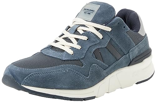 JACK&JONES Herren JFWTHOR Suede SN Sneaker, Vintage Indigo, 46 EU von JACK & JONES