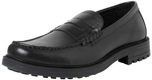 JACK&JONES Herren JFWTIM HI Shine Leather Loafer, Anthracite, 41 EU von JACK & JONES