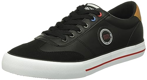 JACK&JONES Herren JFWTOBY PU Sneaker, Anthracite, 41 EU von JACK & JONES