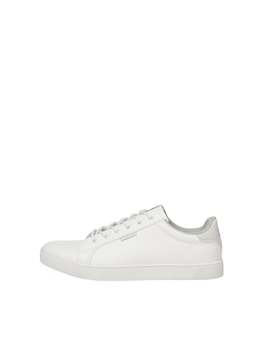 JACK & JONES Herren JFWTRENT PU Bright White 19 NOOS Sneaker, Weiß, 42 EU von JACK & JONES