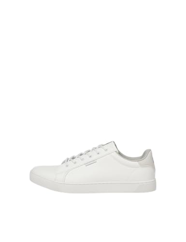 JACK & JONES Herren JFWTRENT PU Bright White 19 NOOS Sneaker, Weiß, 42 EU von JACK & JONES