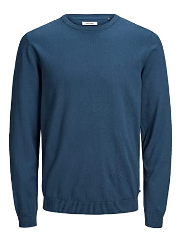JACK & JONES Herren JJEBASIC Knit Crew Neck, Insignia Blue, XS von JACK & JONES