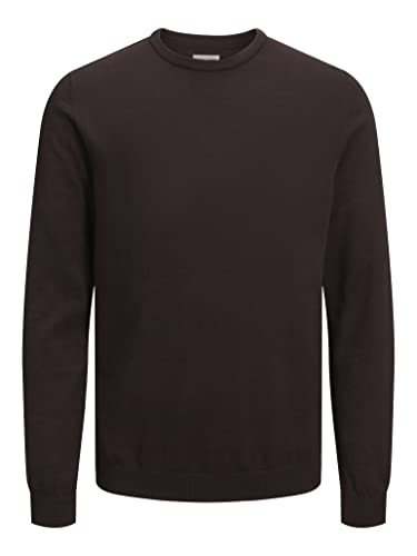 JACK & JONES Herren JJEBASIC Knit Crew Neck NOOS 12137190, Mulch, XS von JACK & JONES