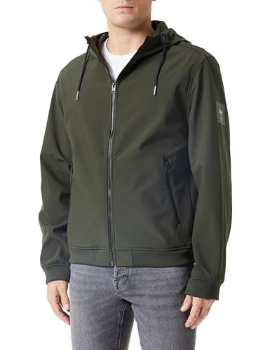 Jack & Jones Basic Hooded Softshell Jacke Herren - L von JACK & JONES