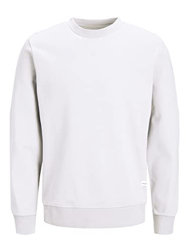 JACK & JONES Herren JJEBASIC Sweat Crew Neck NOOS 12181903, White/REG, XXL von JACK & JONES