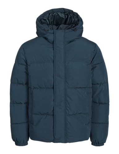 JACK&JONES Herren JJEBRADLEY Puffer Hood SN Steppjacke, Magical Forest, M von JACK & JONES