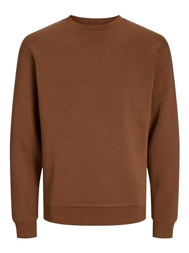 JACK&JONES Herren JJEBRADLEY Sweat Crew NOOS Sweatshirt, Mocha Bisque, XS von JACK & JONES