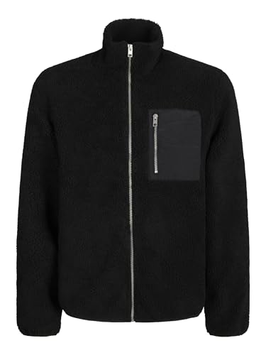 JACK & JONES Herren Jjebradley Teddy Jacket Noos Teddyjacke 12258417,Schwarz,XS von JACK & JONES