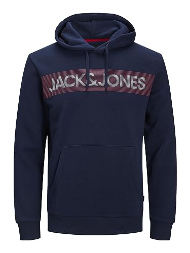 JACK & JONES Herren JJECORP Logo Sweat Hood NOOS 12152840, Navy Blazer/Play-3, XS JACK & JONES Herren JJECORP Logo Sweat Hood NOOS 12152840, Navy Blazer/Play-3, XS von JACK & JONES