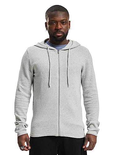 JACK & JONES Herren JJEHILL Knit Cardigan NOOS 12190154, Light Grey Melange, L von JACK & JONES