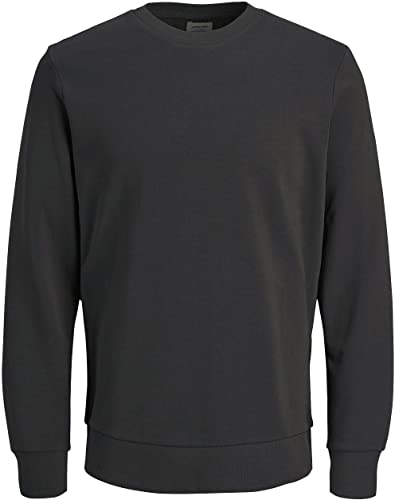 JACK & JONES Herren JJEHOLMEN Sweat Crew Neck, Langarm Pullover, Raven/REG FIT, XS von JACK & JONES