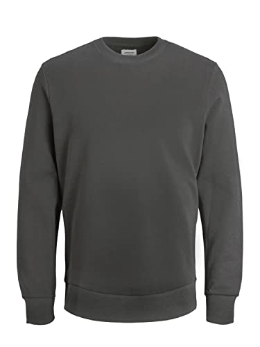 JACK & JONES Herren JJEHOLMEN Sweat Crew Neck NOOS 12136886, Asphalt/REG FIT, L von JACK & JONES