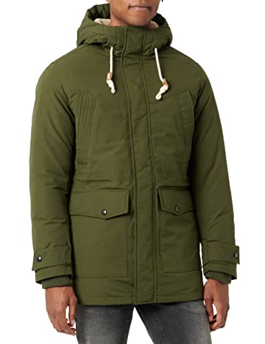 JACK&JONES Herren JJEMASH Parka SN Jacke, Forest Night, L von JACK & JONES