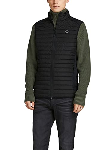 JACK & JONES Herren Jjemulti gesteppte ärmellose Gilet - Schwarz - XXL von JACK & JONES