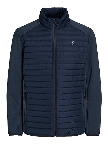 JACK&JONES Herren JJEMULTI Quilted Collar NOOS Steppjacke, Navy Blazer/Detail:Set-IN Sleeves, M von JACK & JONES