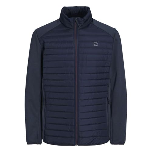 JACK&JONES Herren JJEMULTI Quilted Collar NOOS Steppjacke, Navy Blazer/Detail:Set-IN Sleeves, XL von JACK & JONES