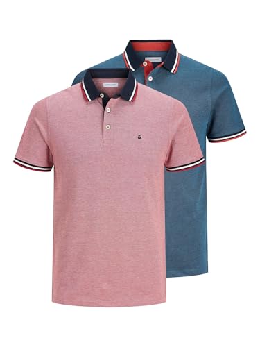 JACK & JONES JJEPAULOS Polo SS 2PK MP von JACK & JONES