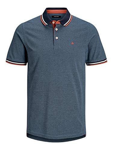 JACK&JONES Essentials Mens Denim Blue Polo S/S von JACK & JONES