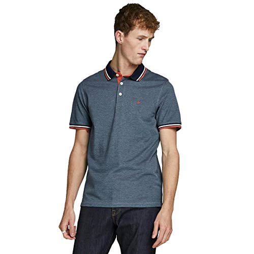 JACK & JONES Male Poloshirt Einfarbig Poloshirt von JACK & JONES